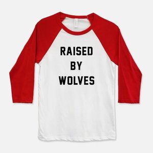 Raised By Wolves Baseball‎ Tee Vintage style